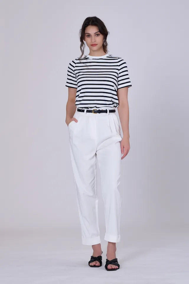 T-shirt marinière femme "Summer"
