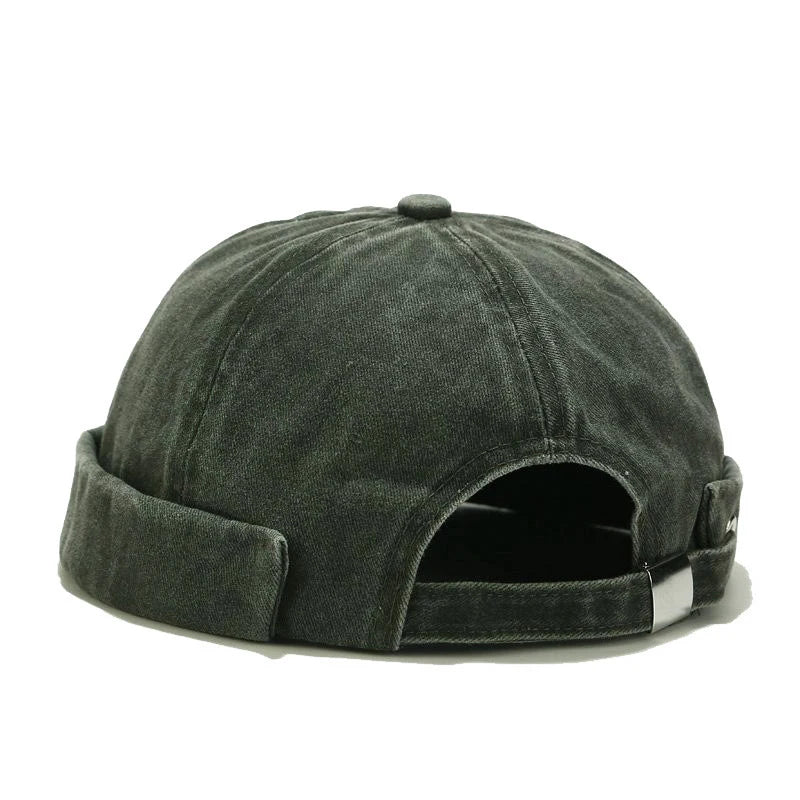Casquette sans visière Bonnet docker breton Miki "Denim"
